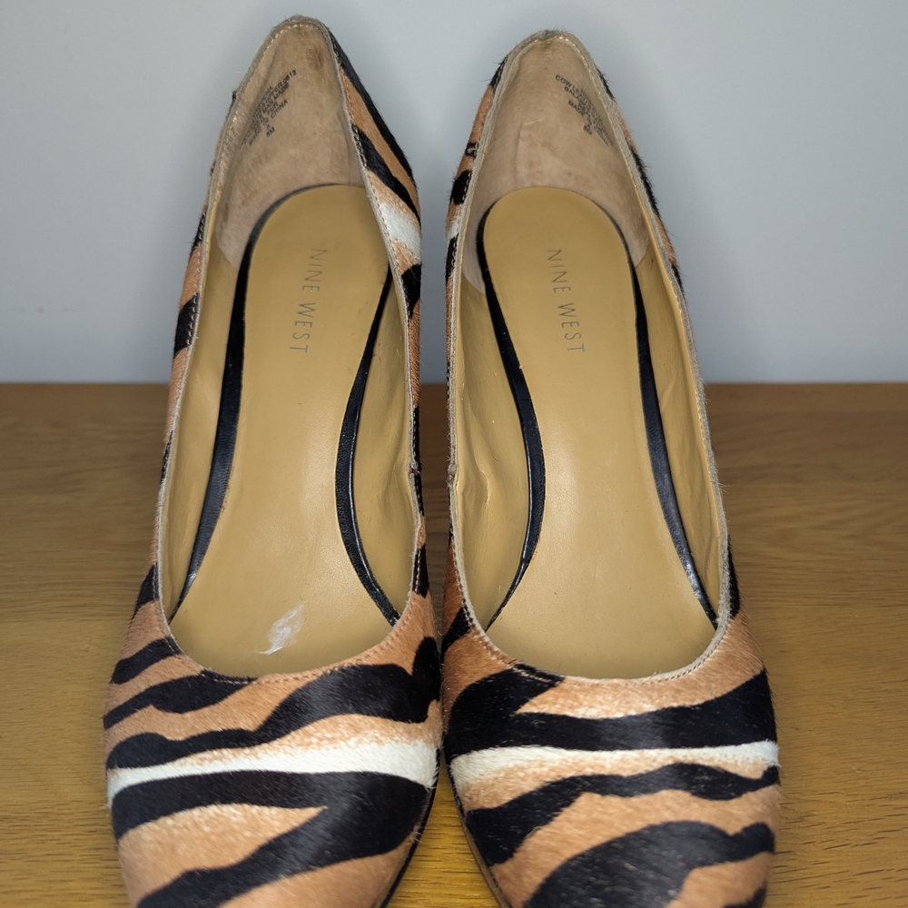 ⭐Nine West⭐ Women's Animal Print Heels - Black and Brown